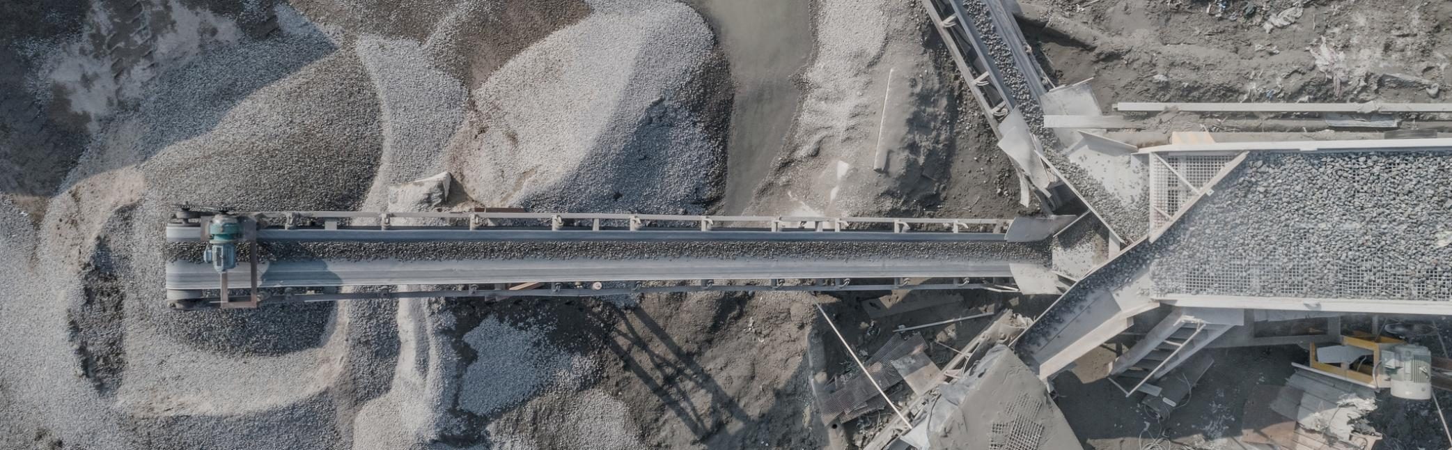 Machinery working on site