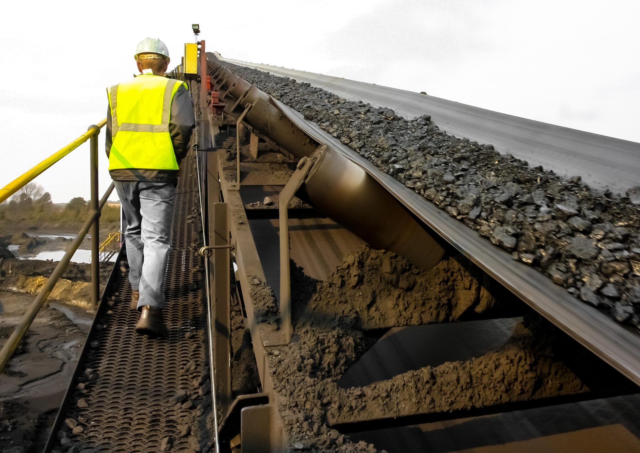 Image of belt being used on site